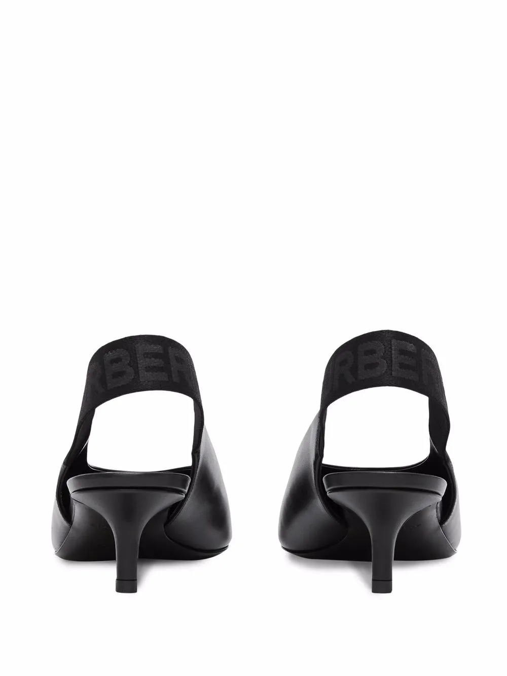  Burberry Slingback Point-toe Pumps - Black 