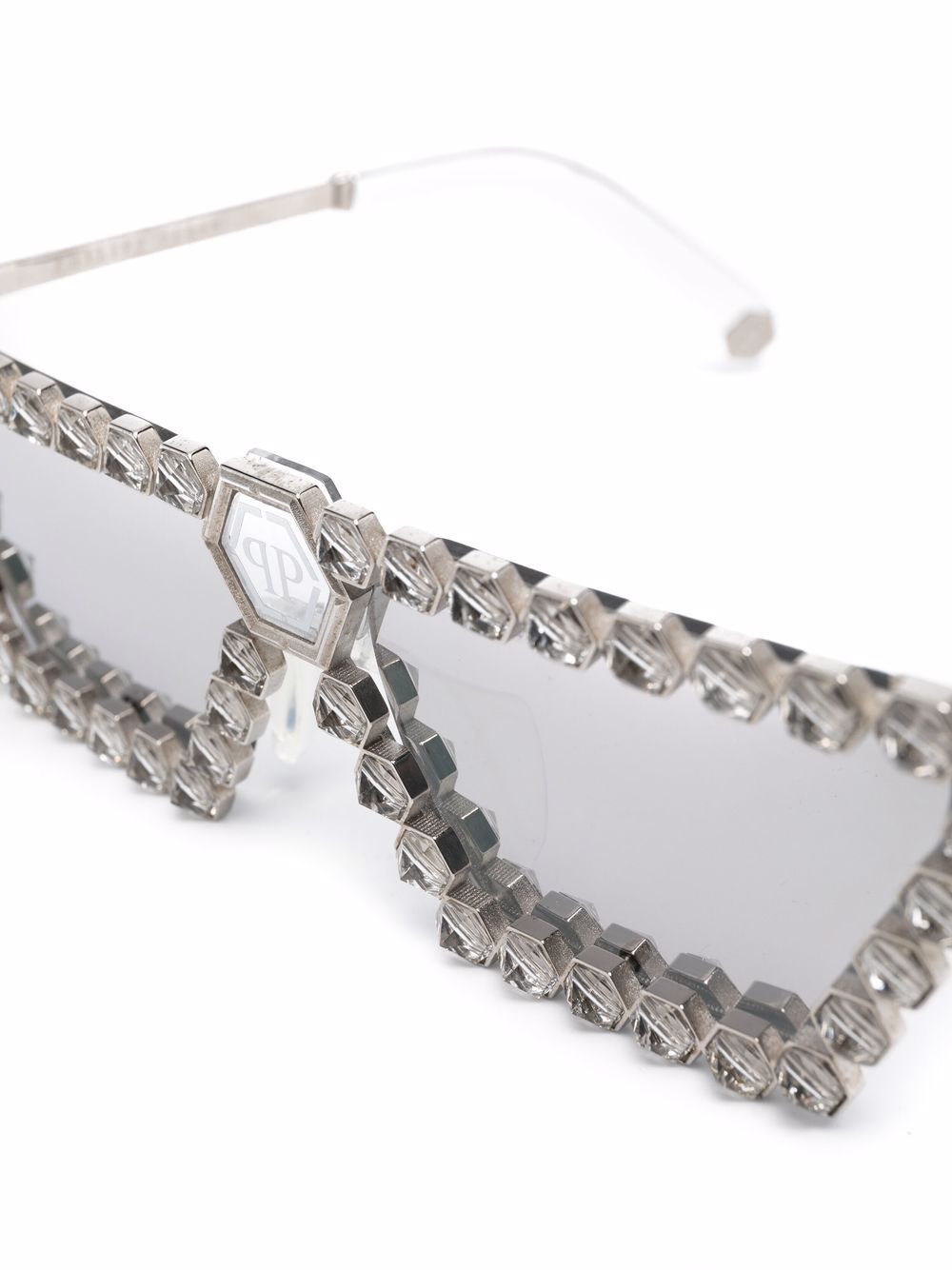 Philipp Plein crystal-embellished square-frame sunglasses Women