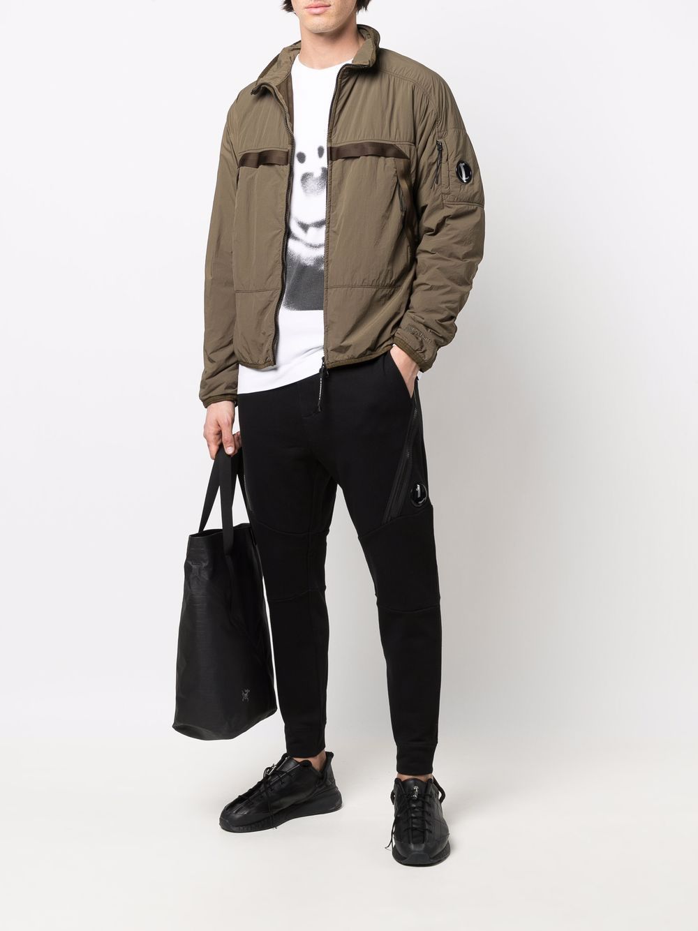 cp company lens cuffed track pants