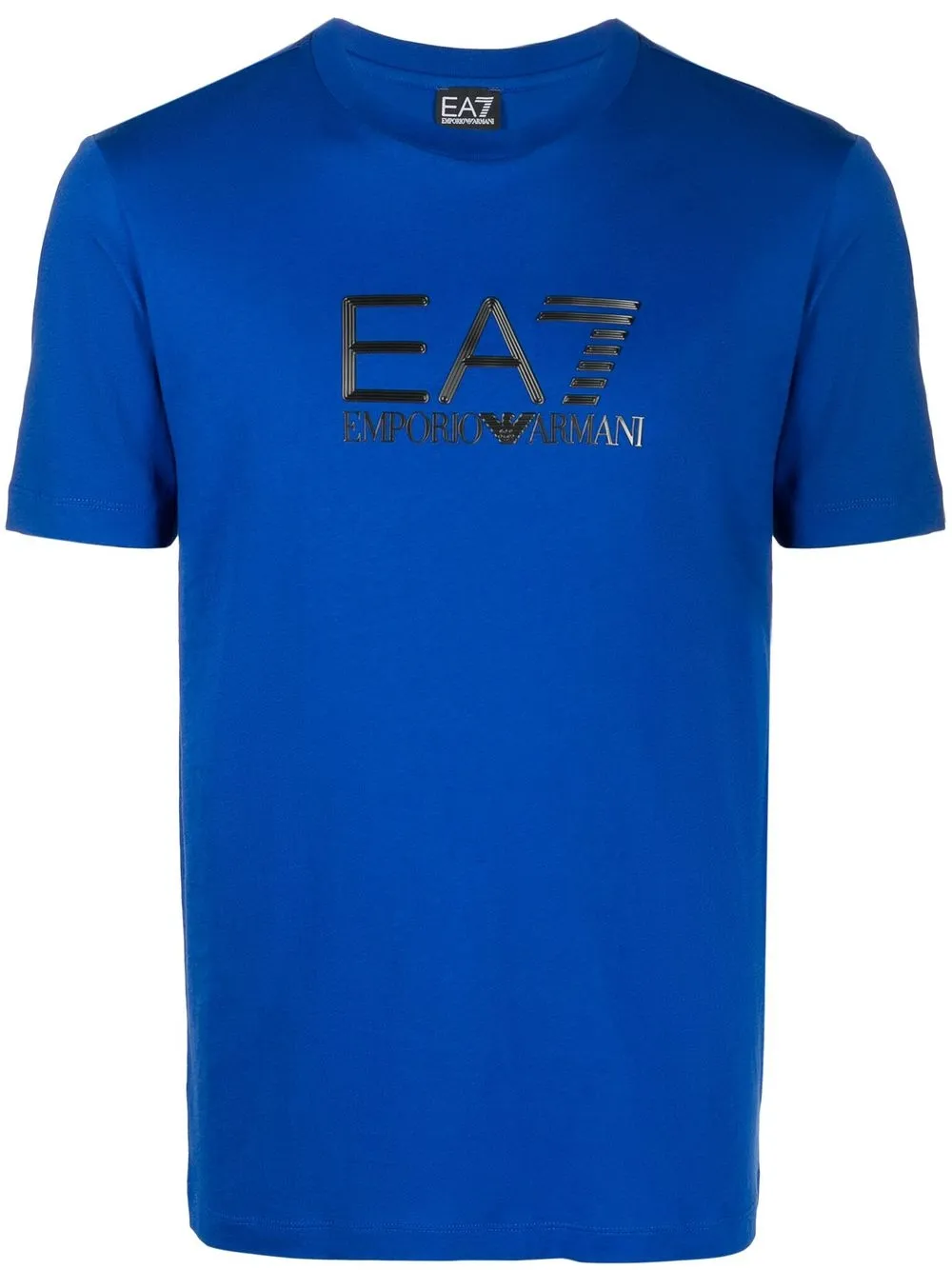 

Ea7 Emporio Armani camiseta con parche del logo - Azul