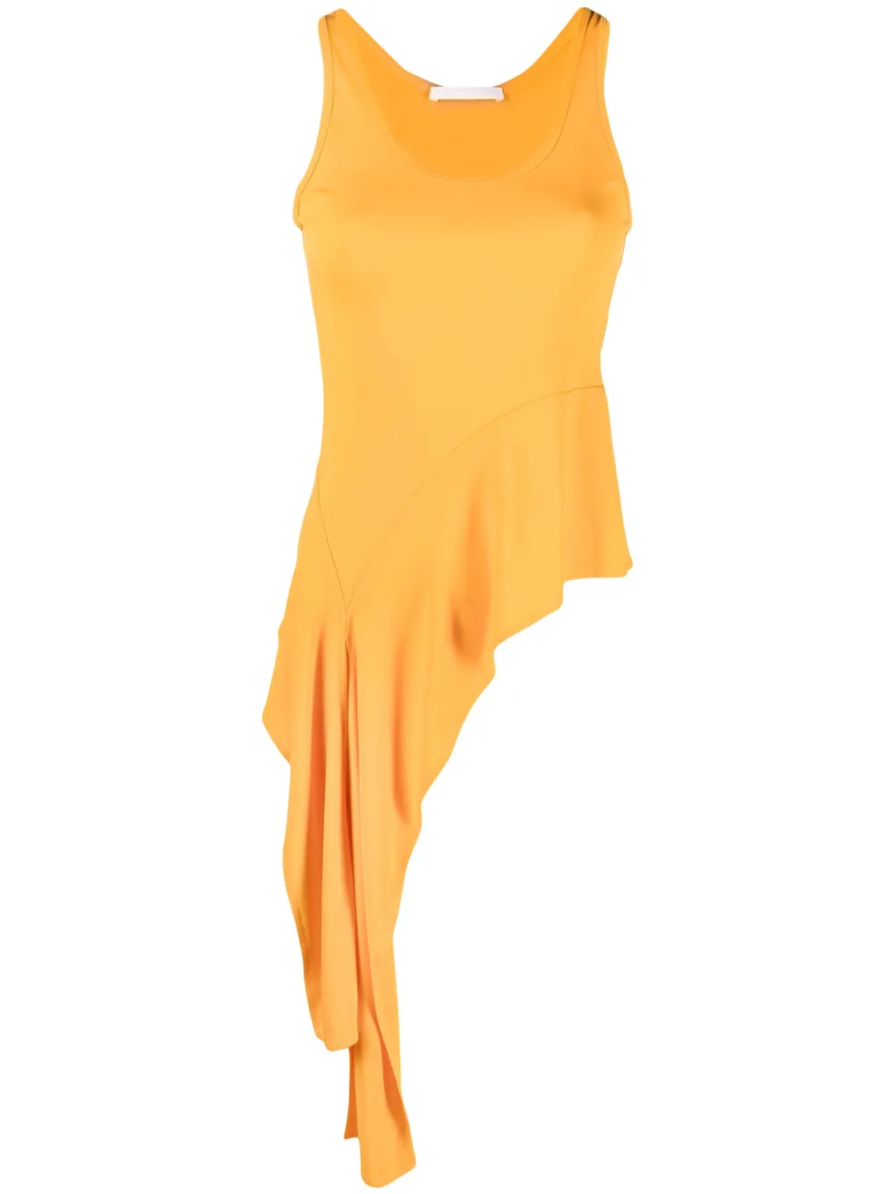 

Helmut Lang top asimétrico - Naranja