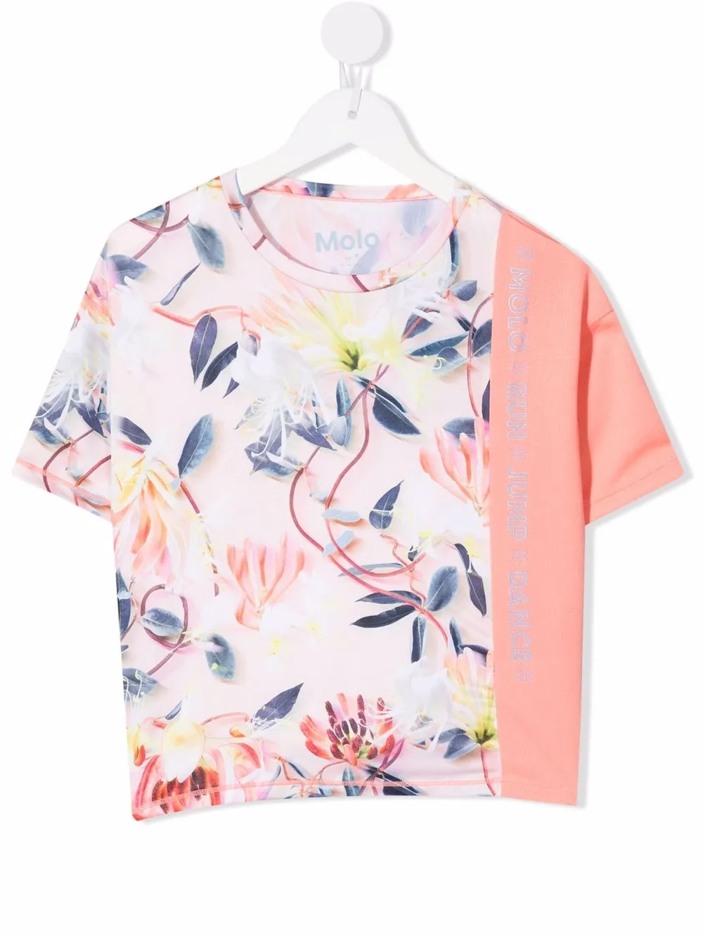 

Molo playera con motivo Motion Flower - Rosado