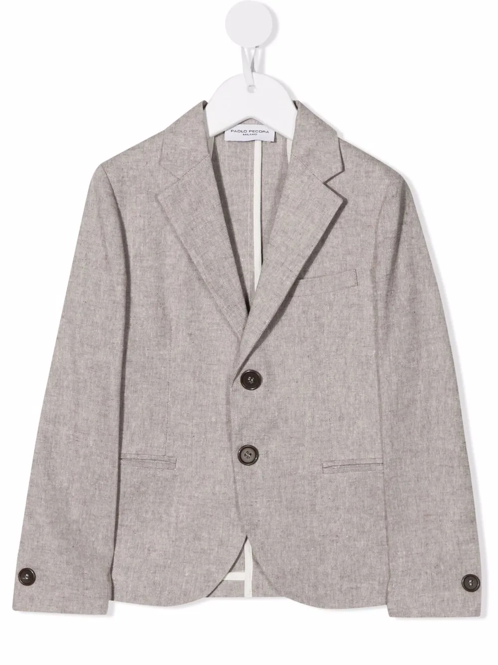 

Paolo Pecora Kids single-breasted tailored blazer - Neutrals