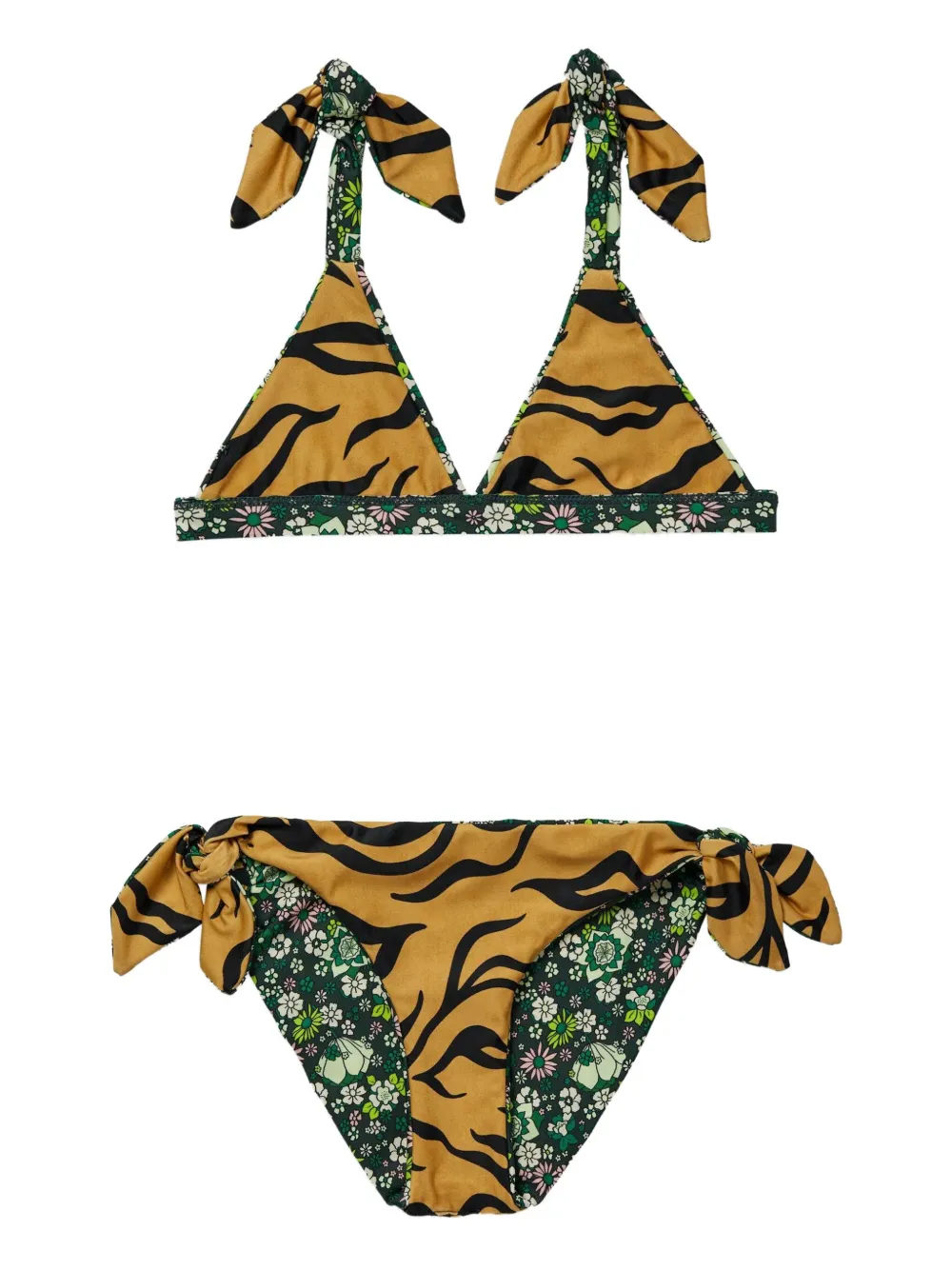 Scotch & Soda two-piece reversible bikini | Brown | Image 1