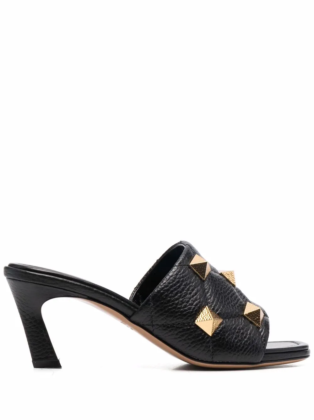 

Valentino Garavani mules de piel Roman Stud - Negro