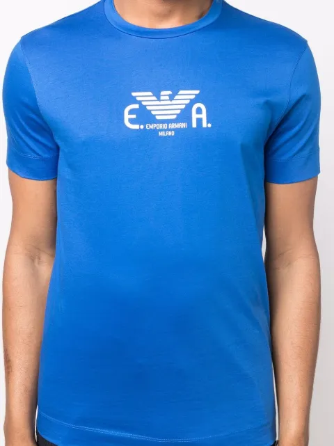Emporio Armani logo-print Crewneck T 