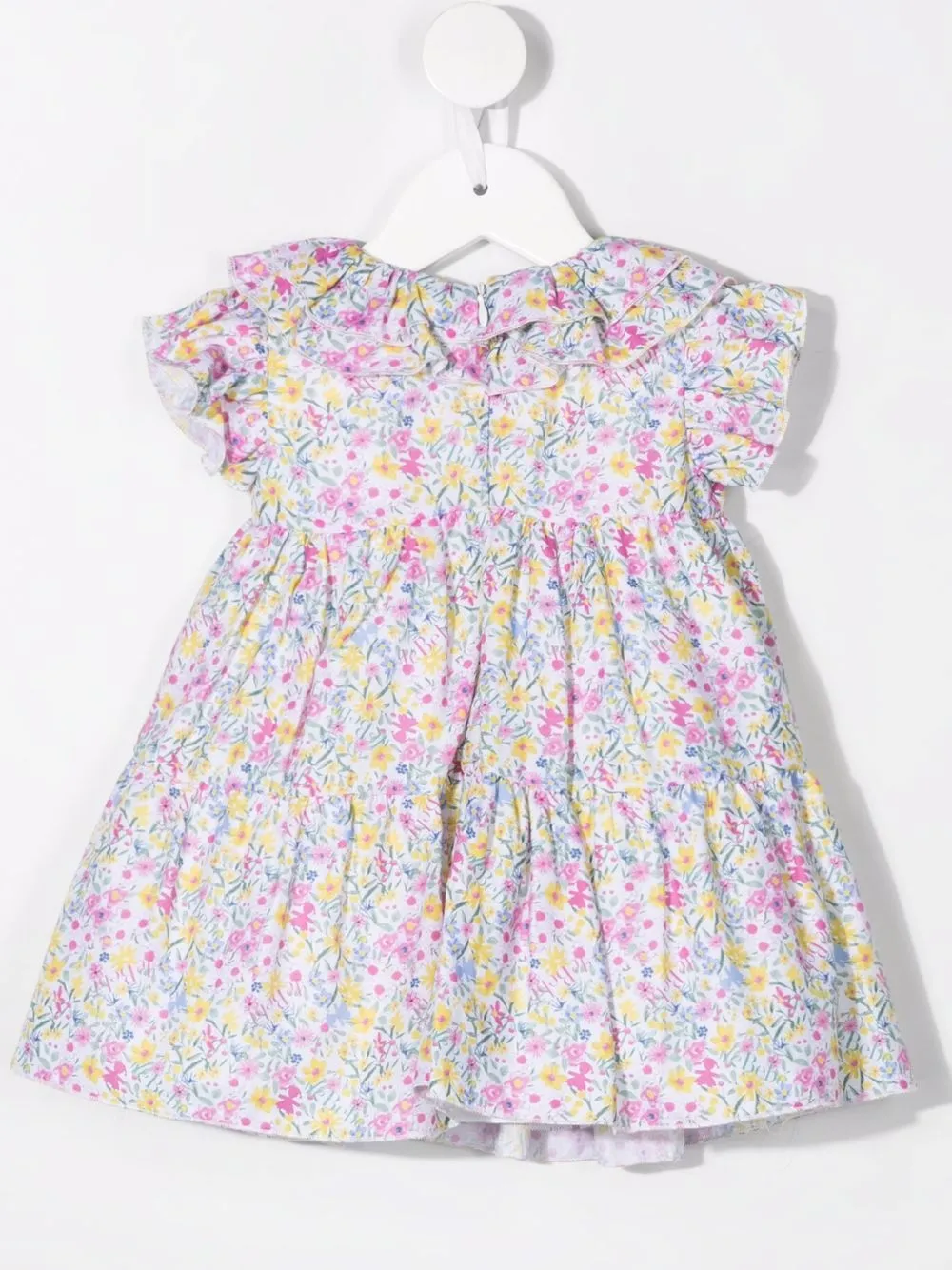 Le Bebé Enfant floral-print tiered dress