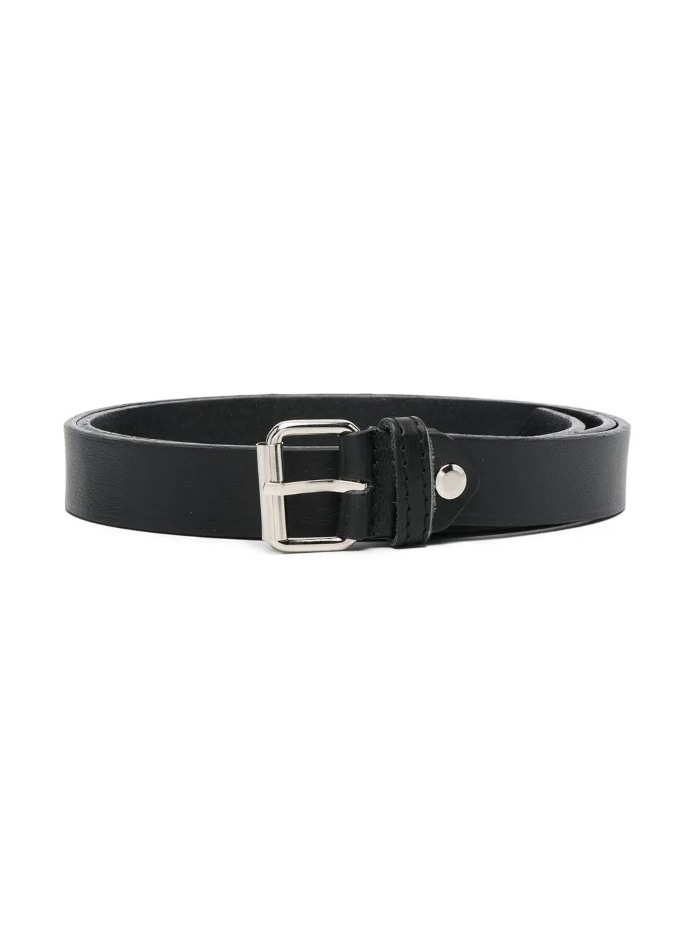 

Paolo Pecora Kids cinturón con hebilla metalizada - Negro