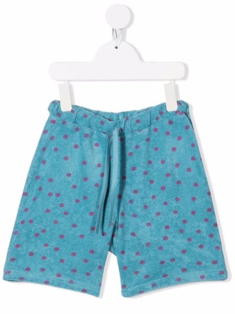 The campamento terry polka dot shorts
