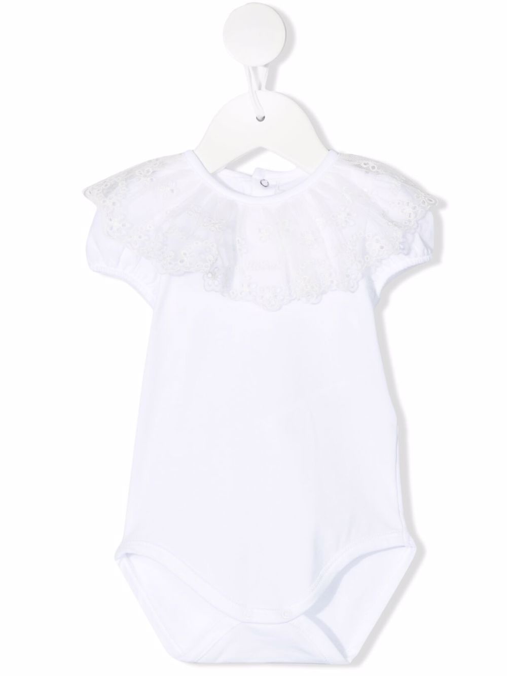 фото Le bebé enfant lace-embroidered collar body