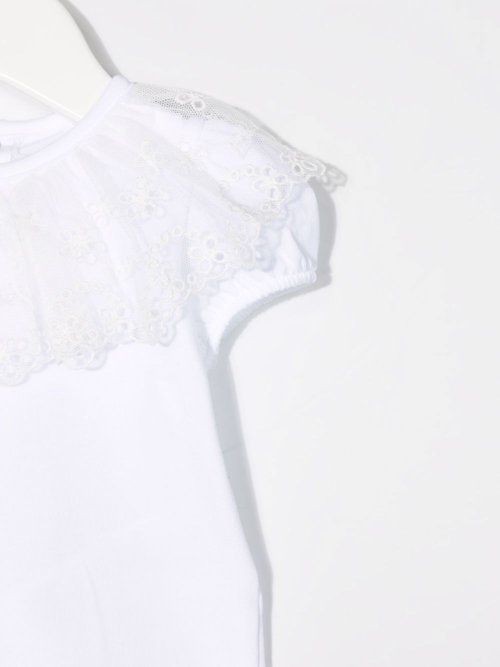 фото Le bebé enfant lace-embroidered collar body