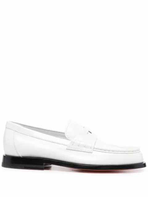 penny leather loafers