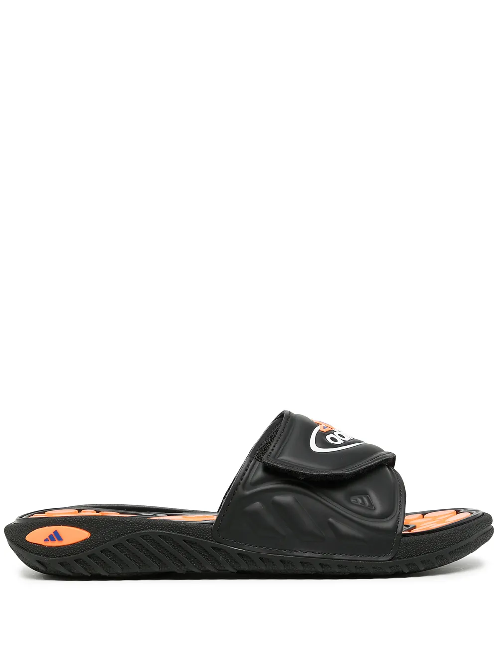 

adidas flip flops con logo estampado - Negro