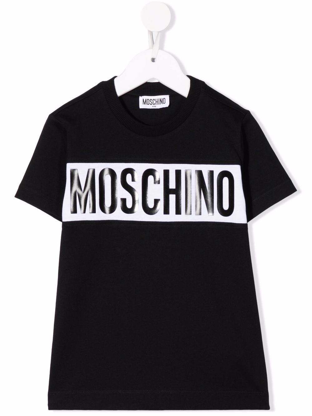 фото Moschino kids футболка с логотипом