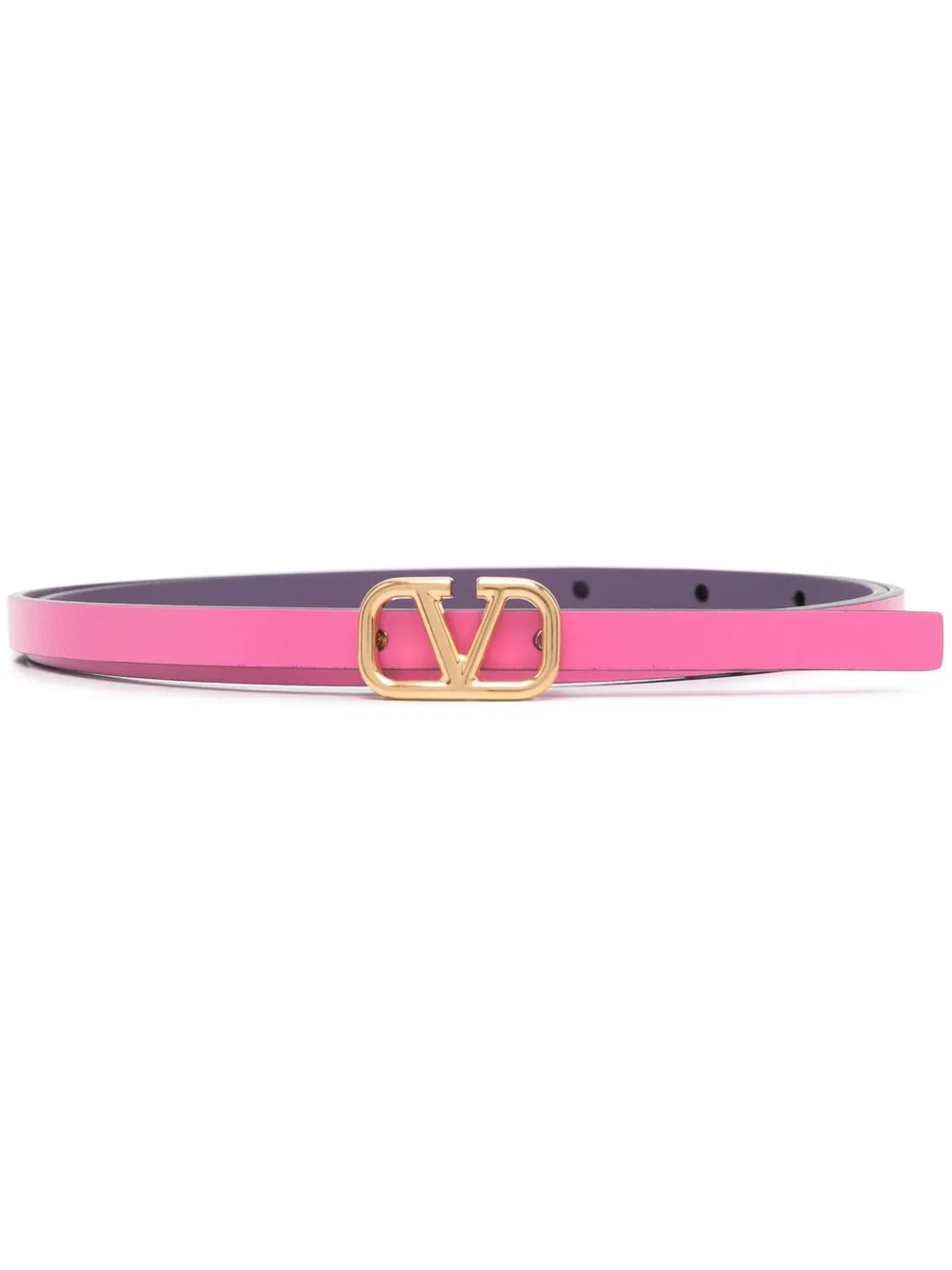 

Valentino Garavani cinturón VLogo reversible - Rosado