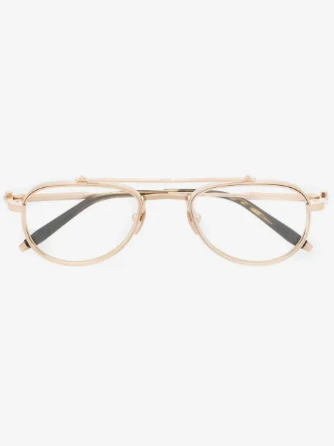 Akoni Callisto round-frame optical glasses
