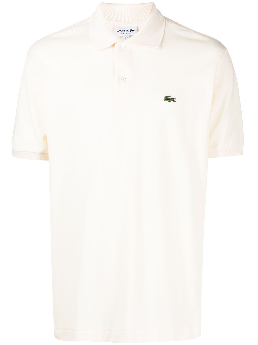 

Lacoste playera tipo polo con parche del logo - Blanco