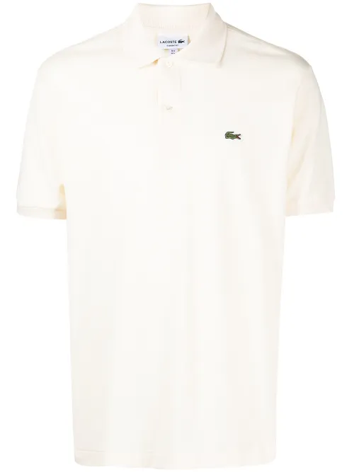 Polo en coton à patch logo - Lacoste - Modalova