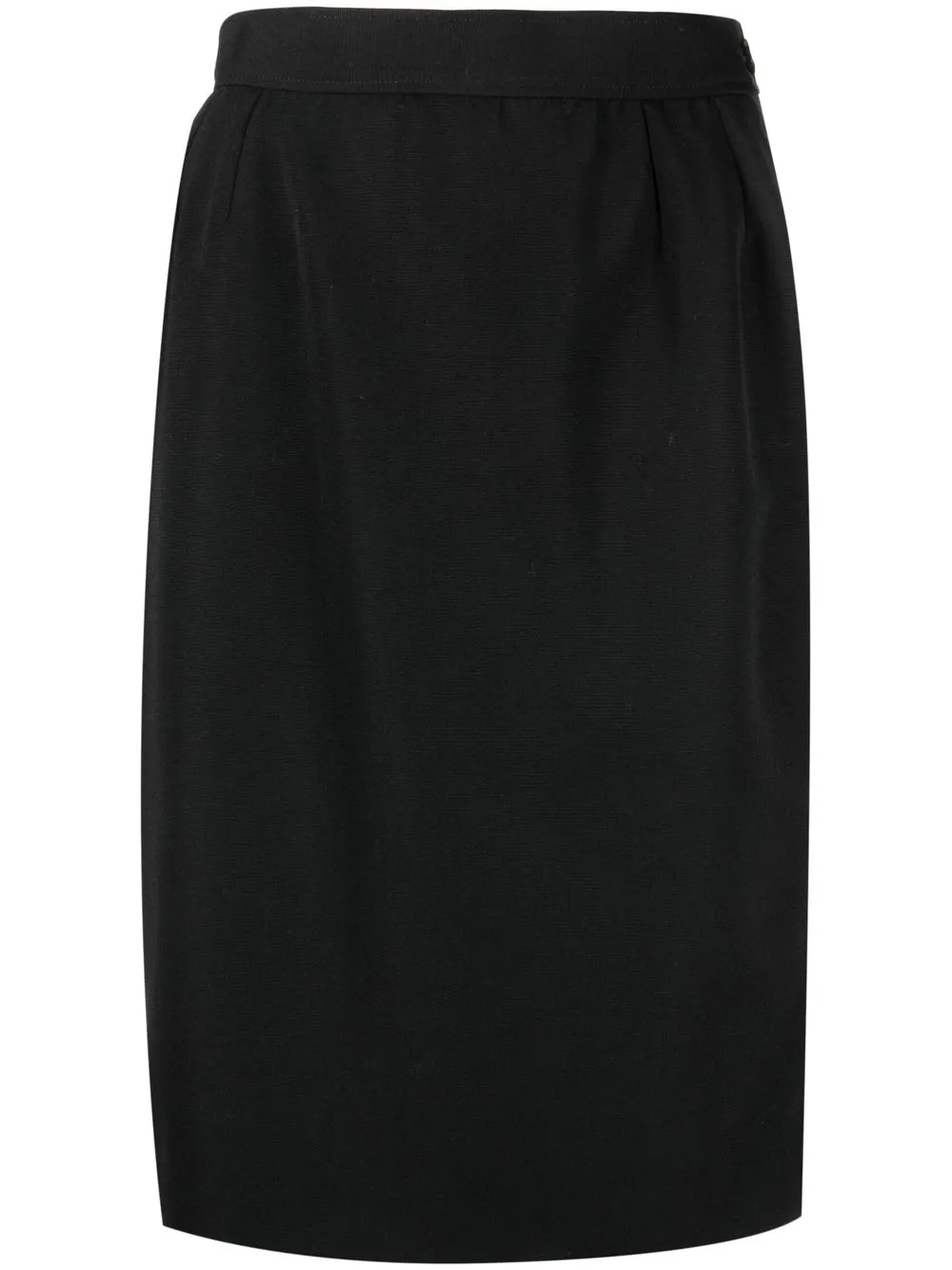 

Yves Saint Laurent Pre-Owned 1990s wool pencil skirt - Black