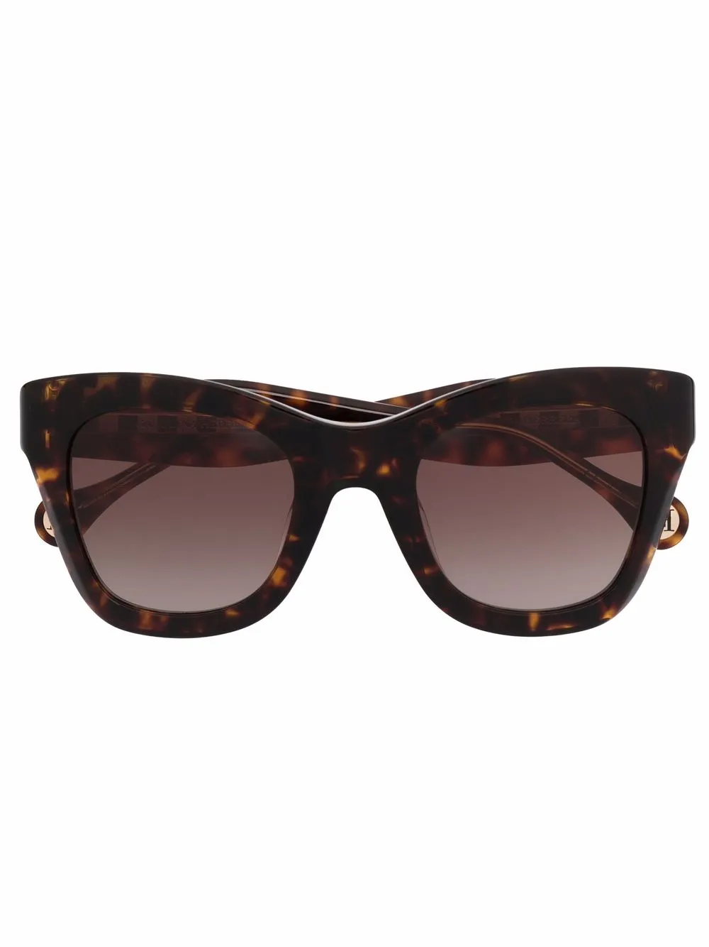 tortoiseshell-frame sunglasses