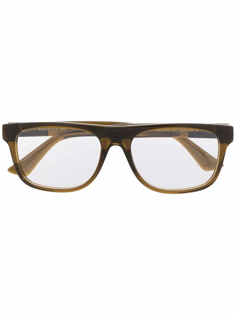 Gucci Eyewear square-frame optical glasses | Brown | Image 1