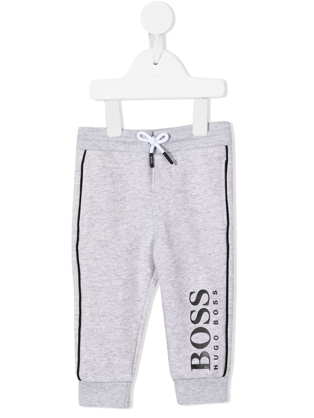 BOSS Kidswear logo-print Cotton Track Trousers - Farfetch