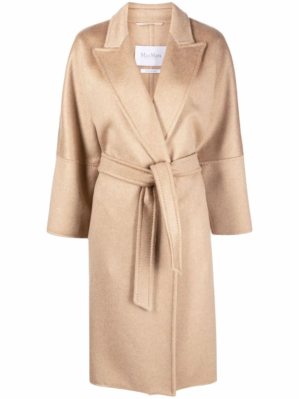 фото Max mara пальто с запахом и поясом