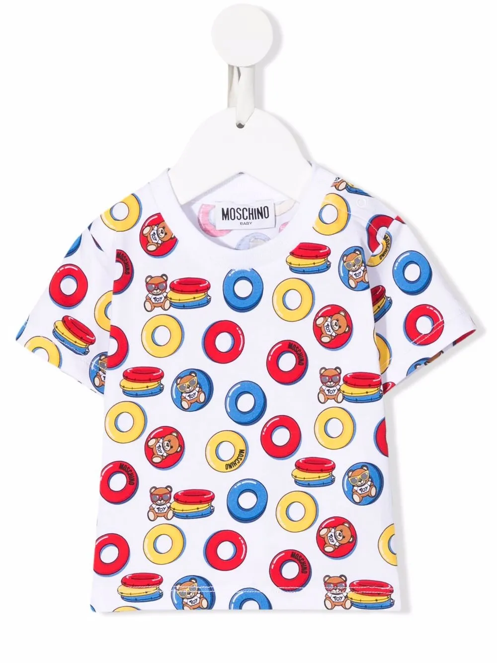 

Moschino Kids graphic-print short-sleeved T-shirt - White