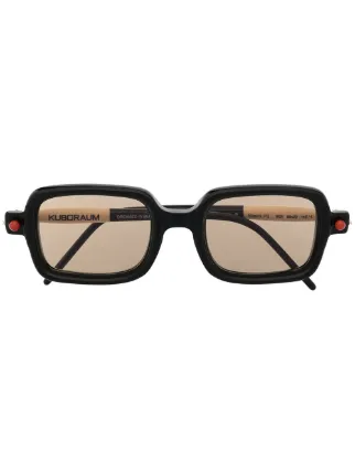 Kuboraum P2 rectangle-frame Sunglasses - Farfetch