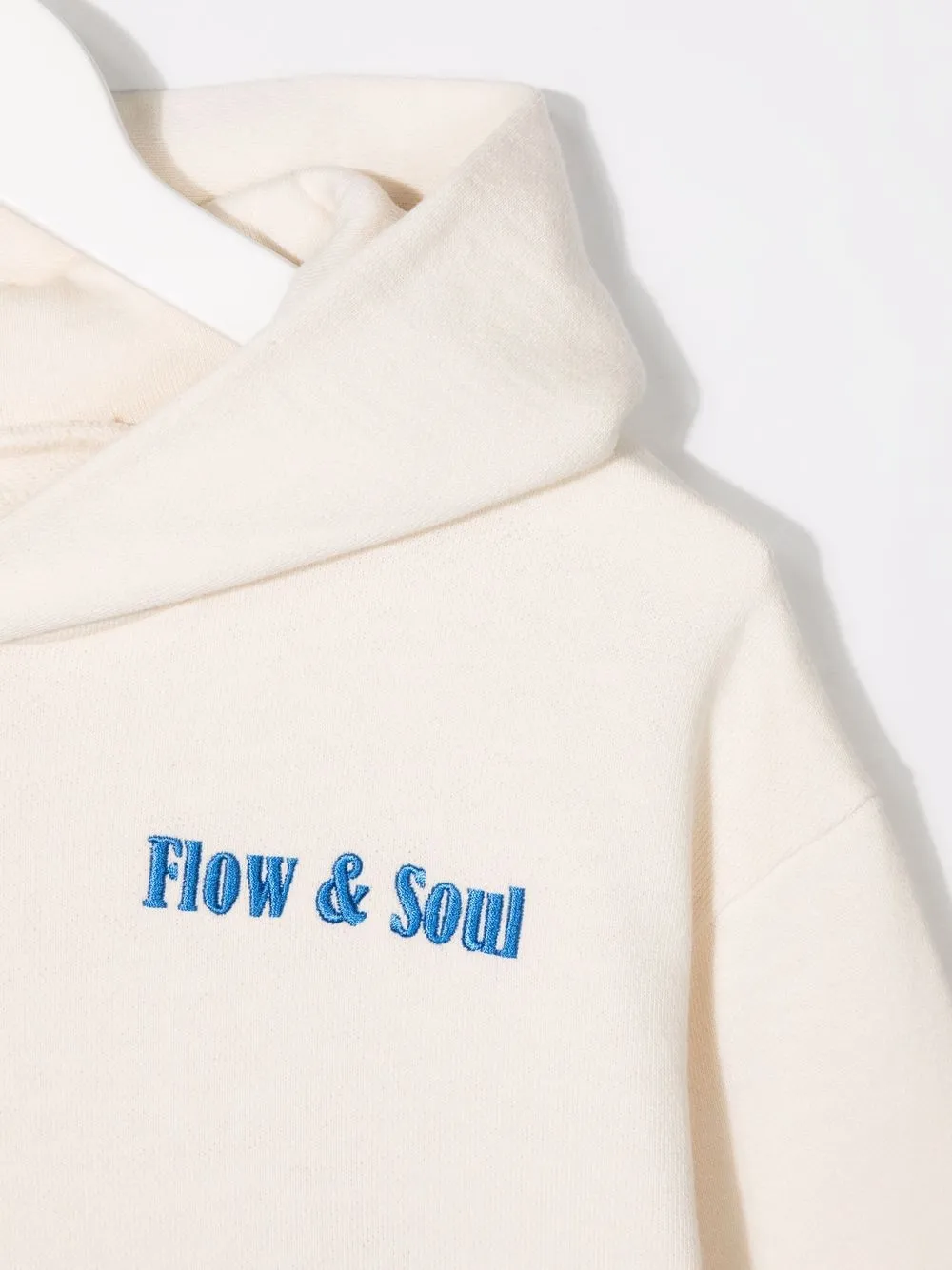 Shop Bellerose Abstract-print Cotton Hoodie In Neutrals