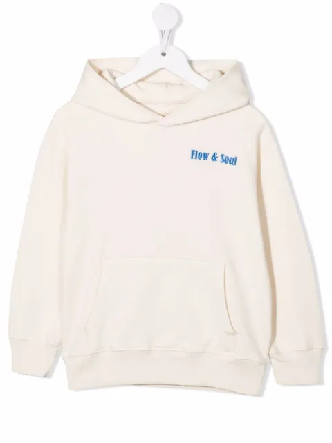 Bellerose hoodie con estampado abstracto 