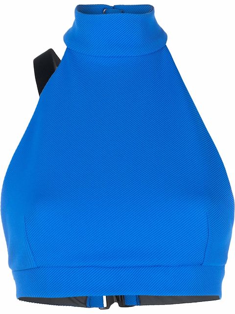 A BETTER MISTAKE exposed-buckle cropped tank top