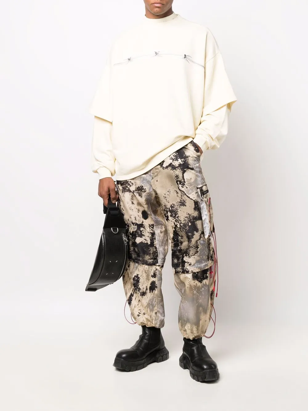 A BETTER MISTAKE Trui met print - Beige