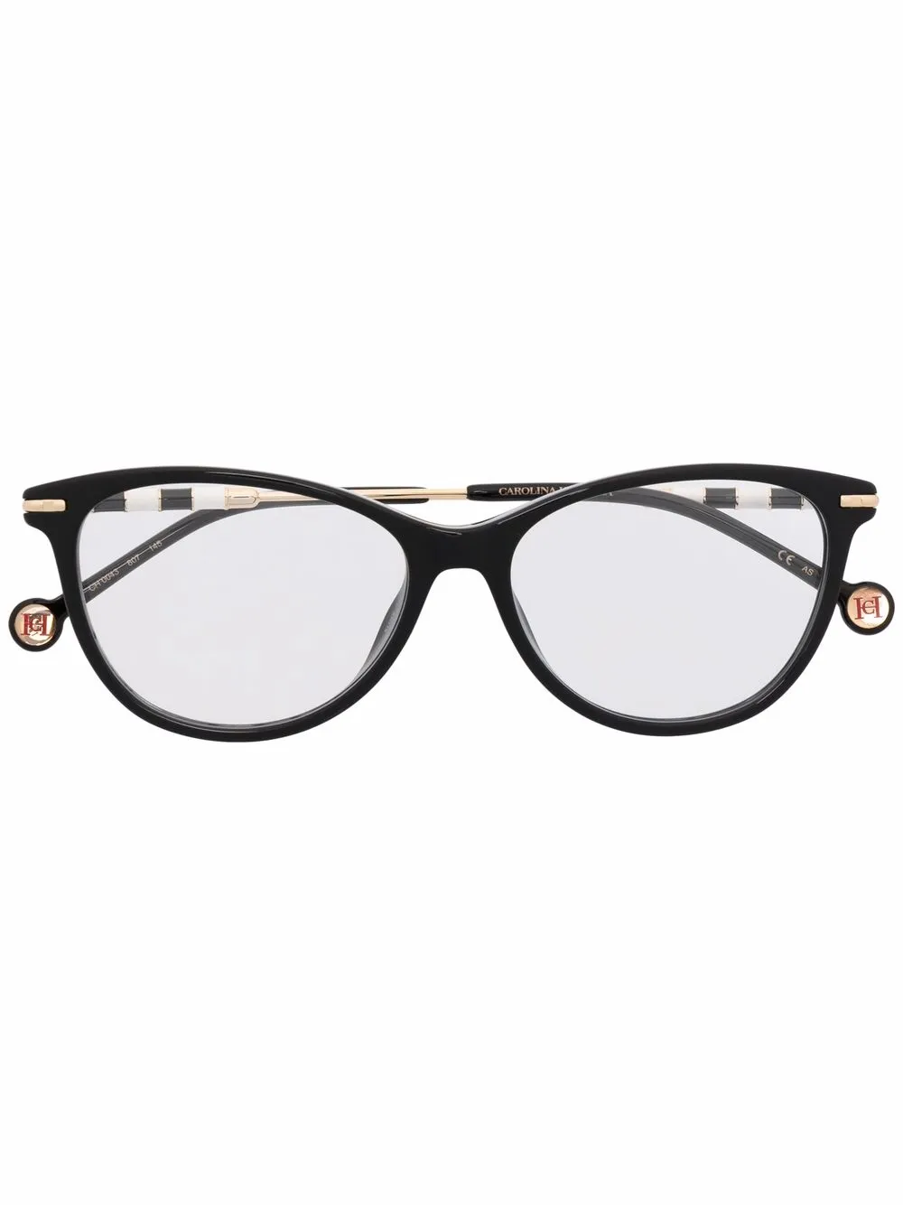 

Carolina Herrera cat-eye frame glasses - Black