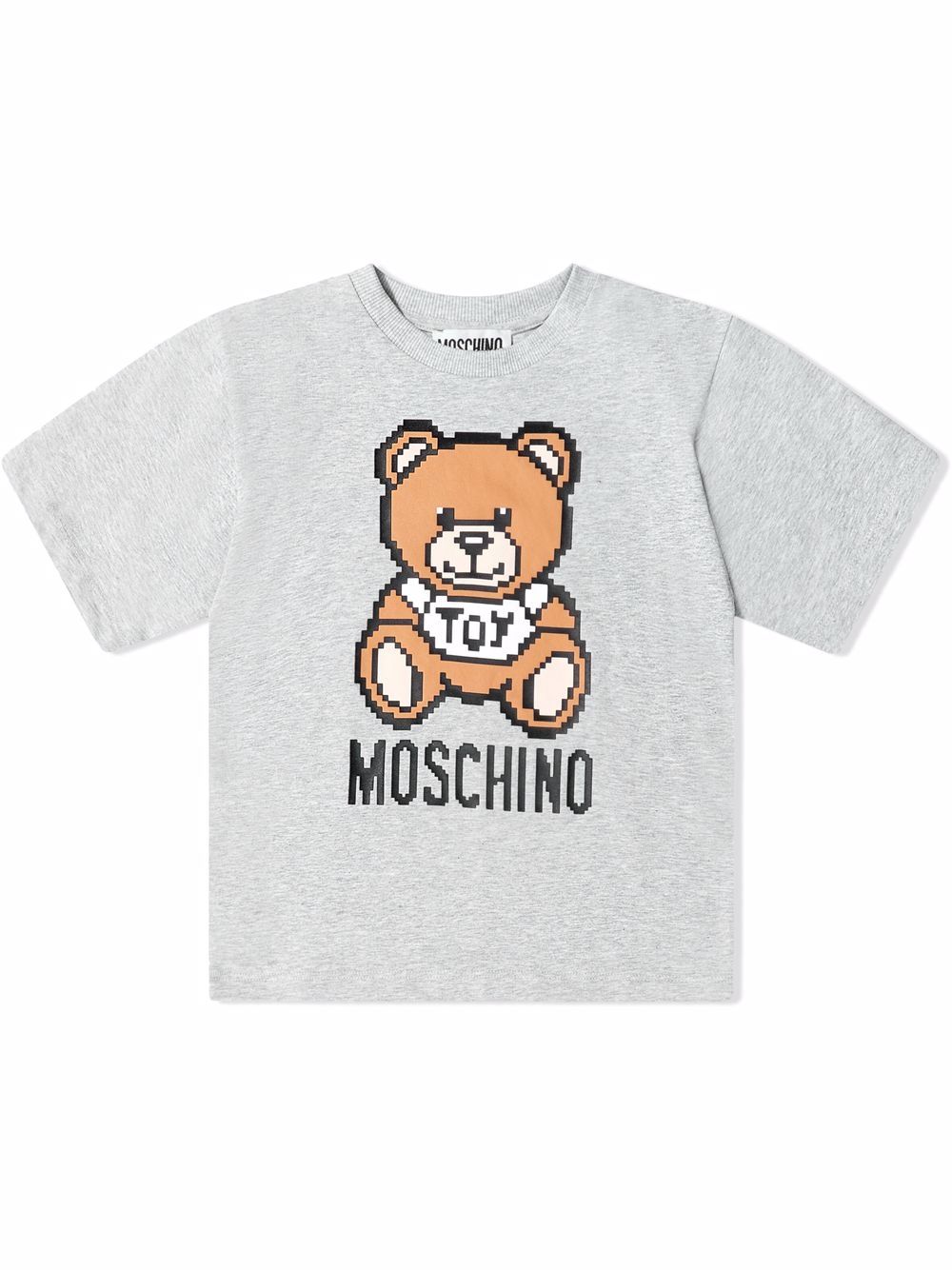 фото Moschino kids футболка teddy bear с логотипом