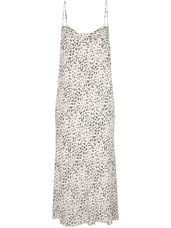 Cree leopard-print Slip Dress - Farfetch
