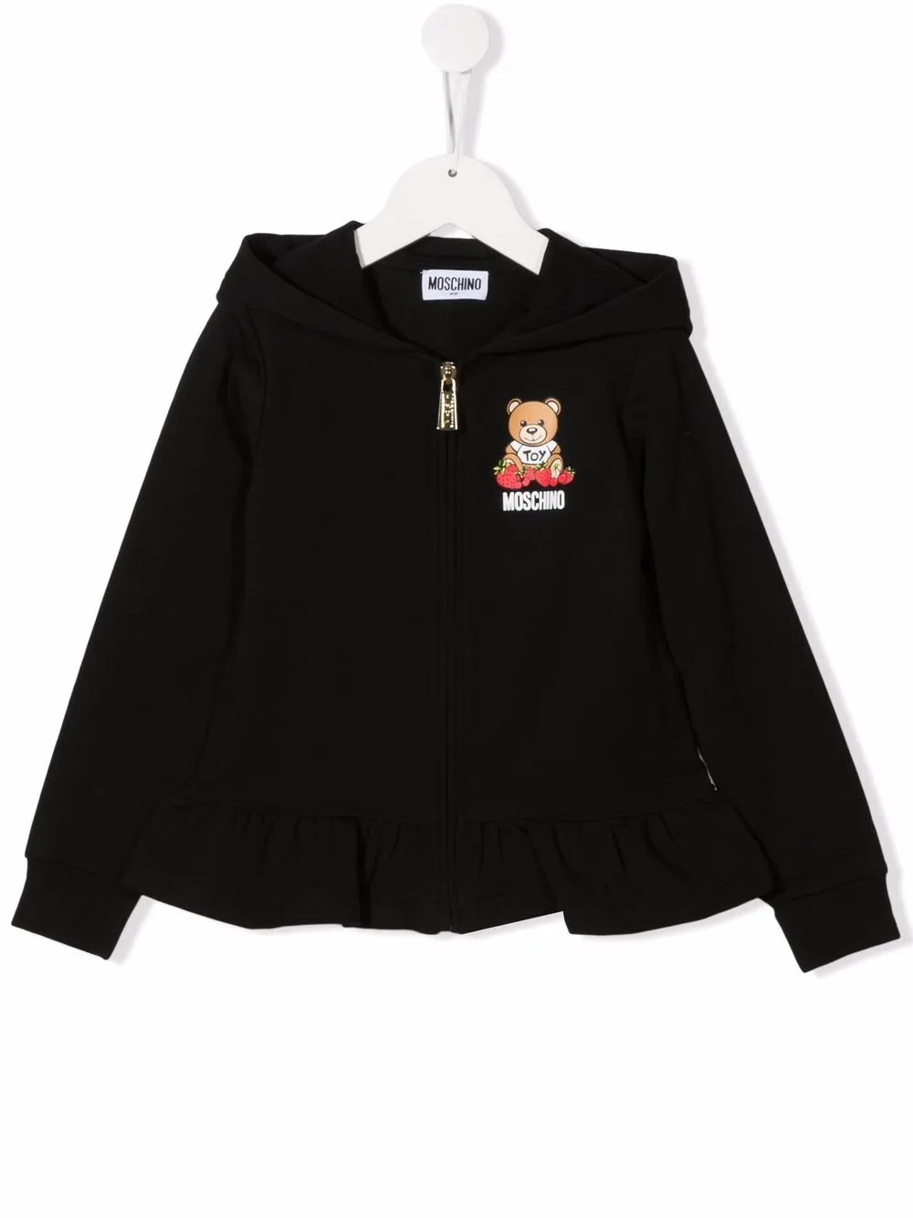 

Moschino Kids hoodie con estampado Teddy Bear - Negro