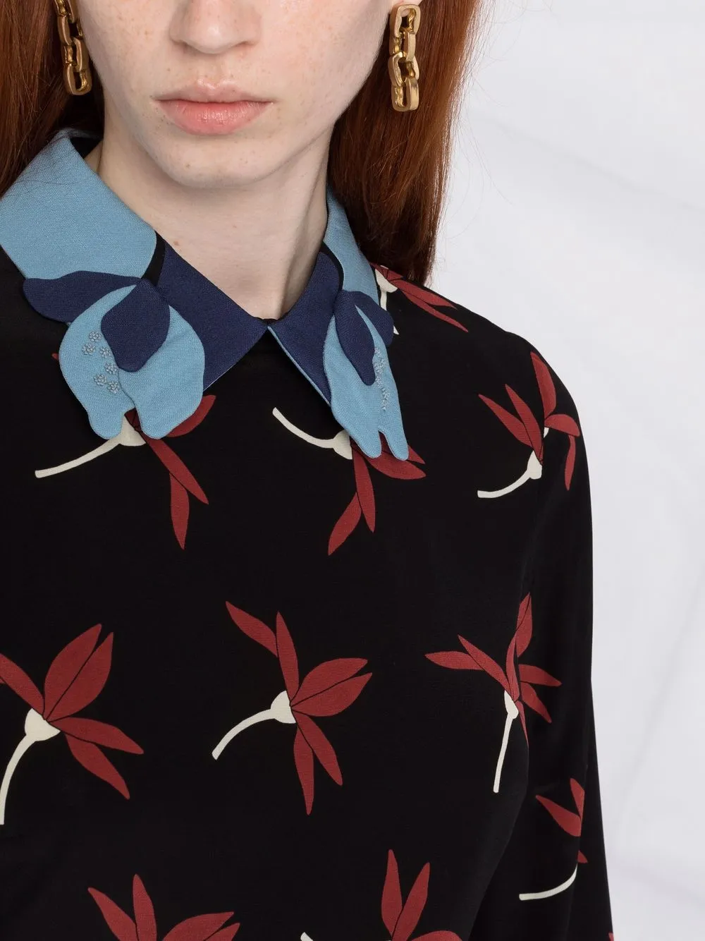 Valentino Garavani floral-print mini dress | Dresses | Image 3