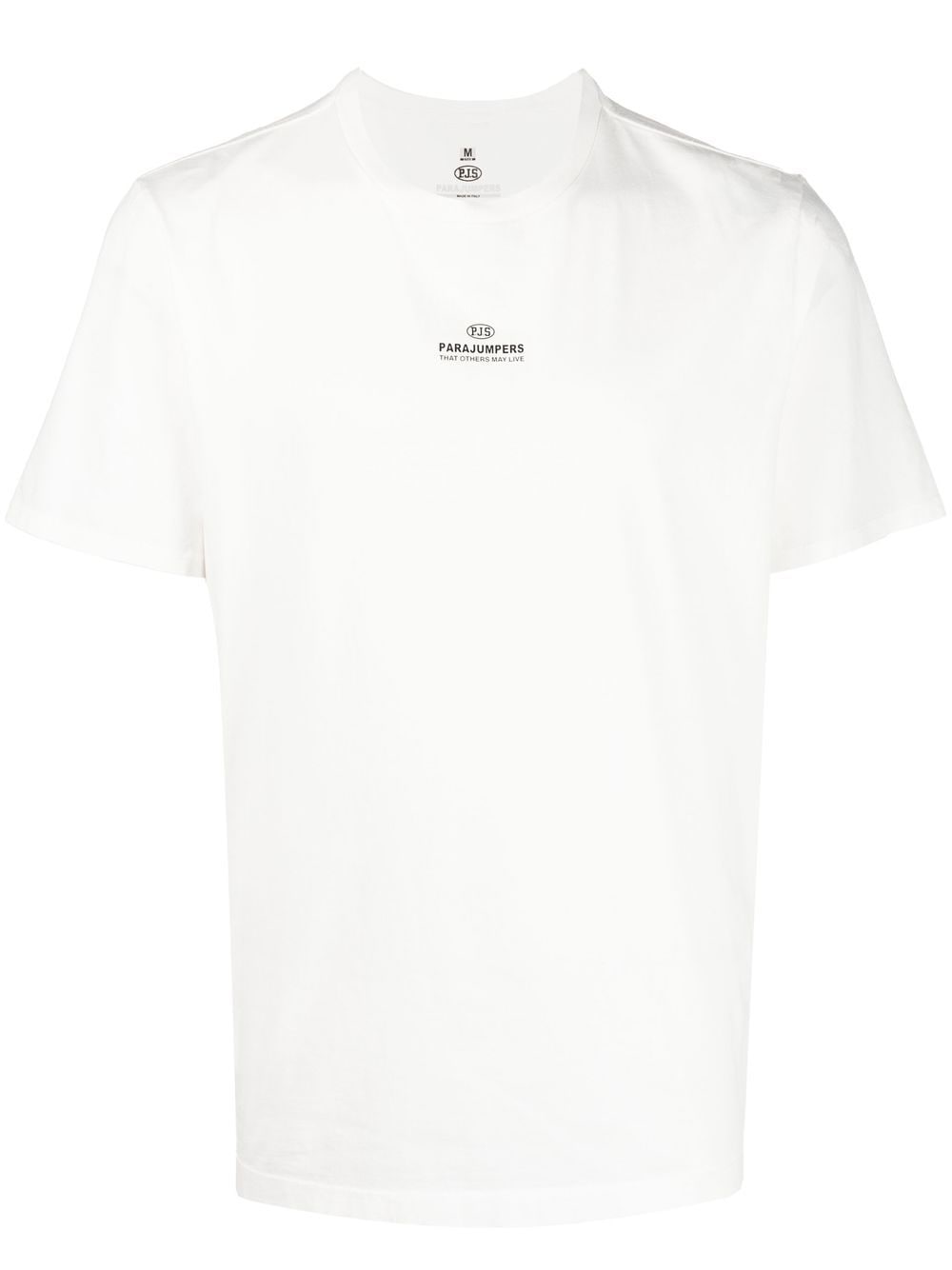 parajumpers t-shirt à logo imprimé - blanc