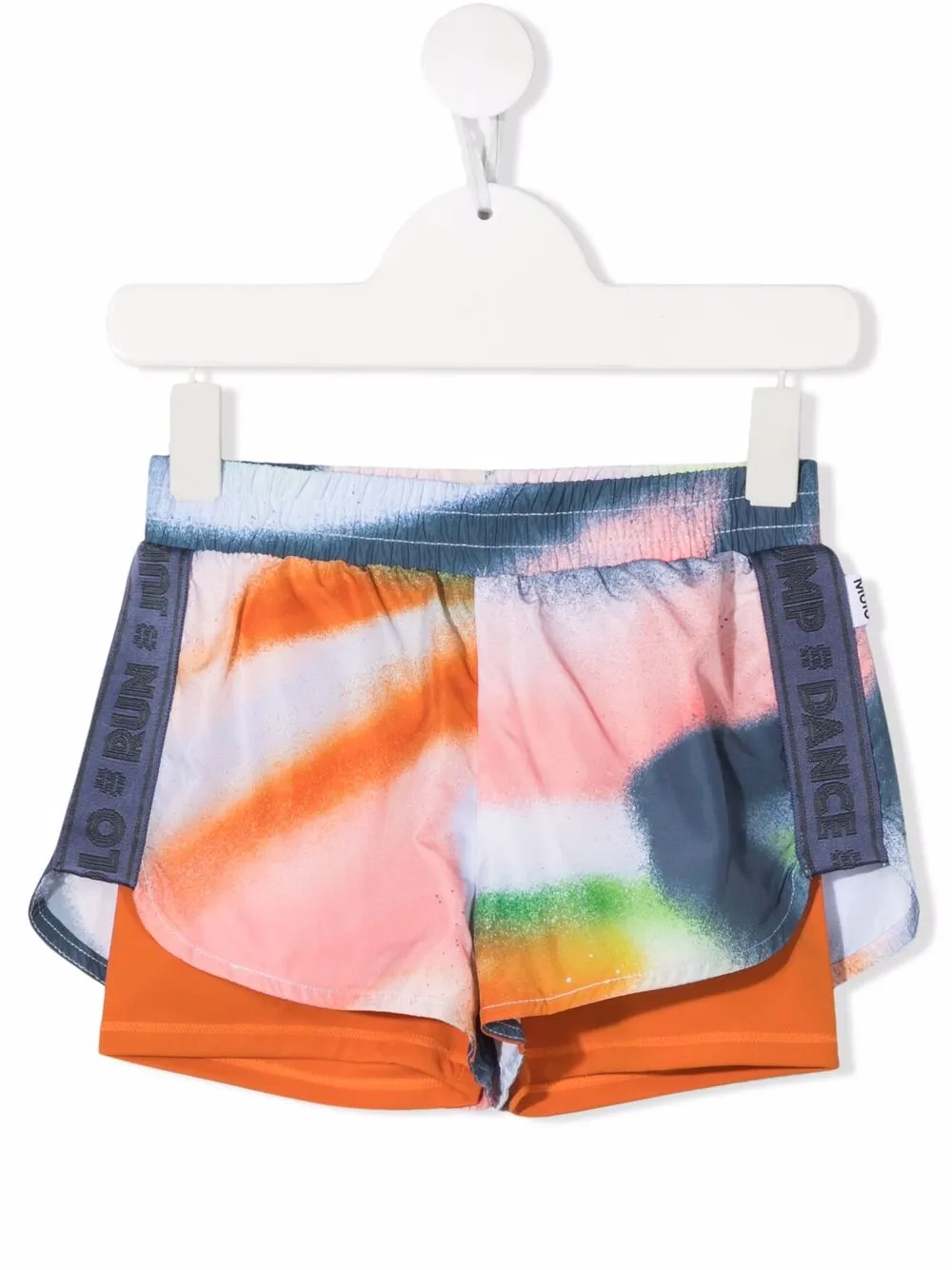 

Molo shorts estampados Omari Faded Spray - Azul