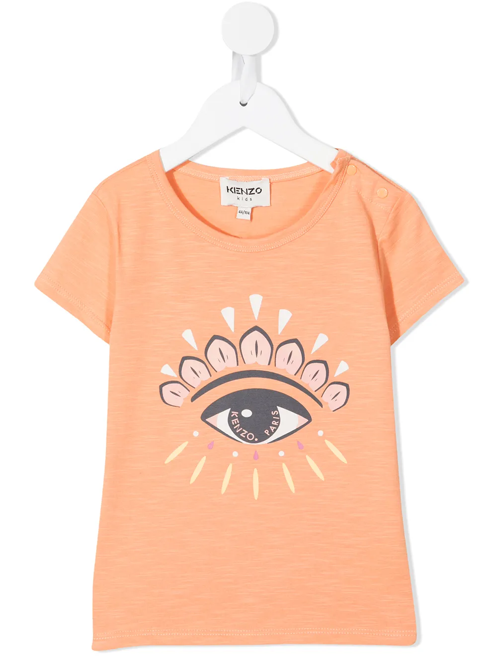 

Kenzo Kids logo-print cotton T-shirt - Orange