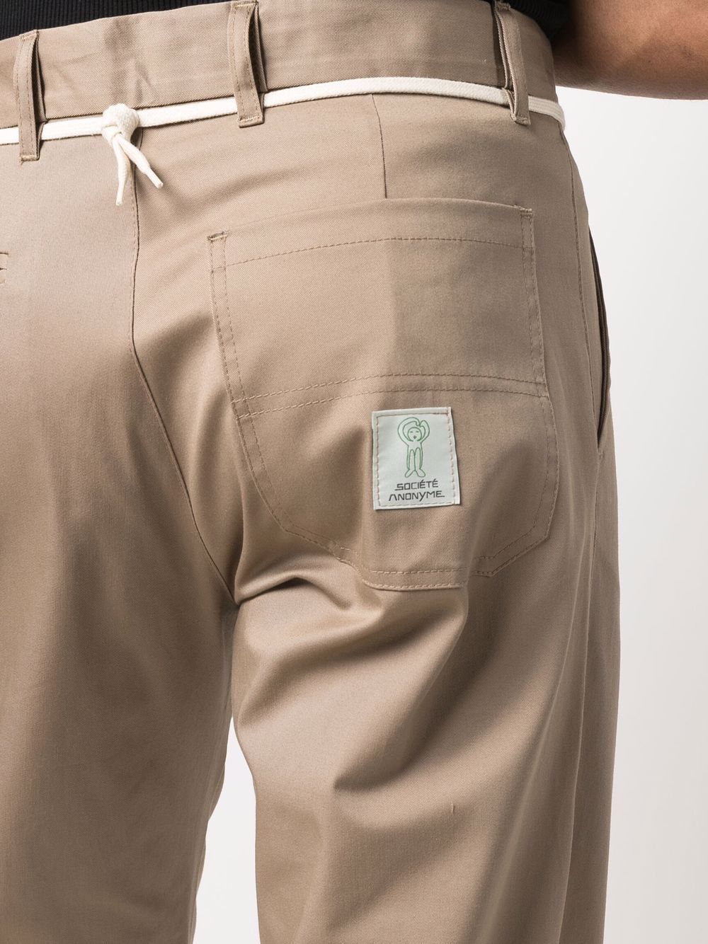 фото Société anonyme брюки с поясом на завязках
