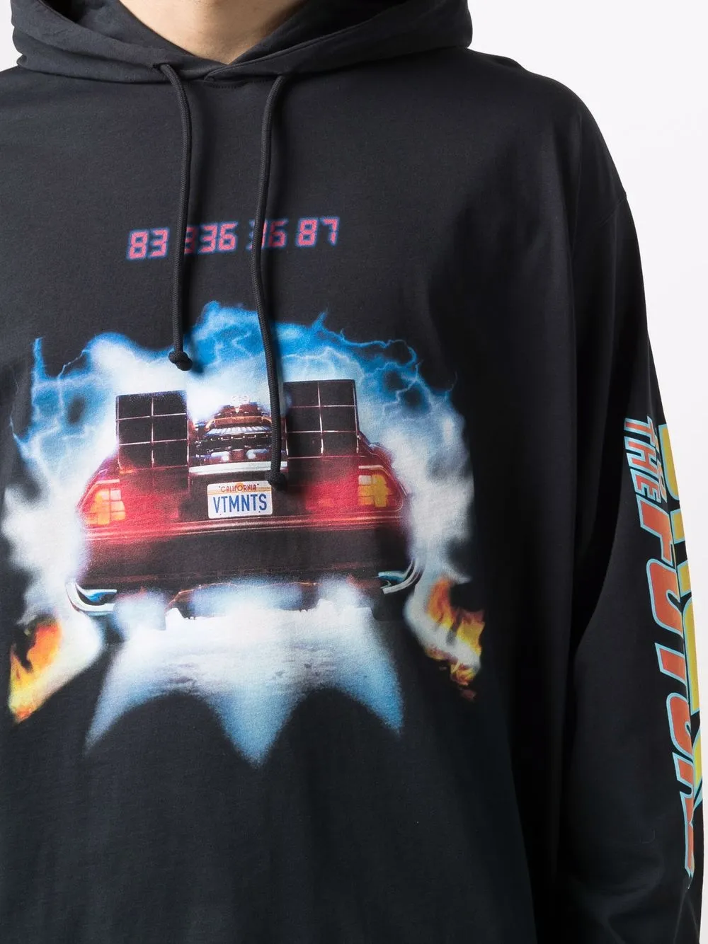 Back to the Future print hoodie