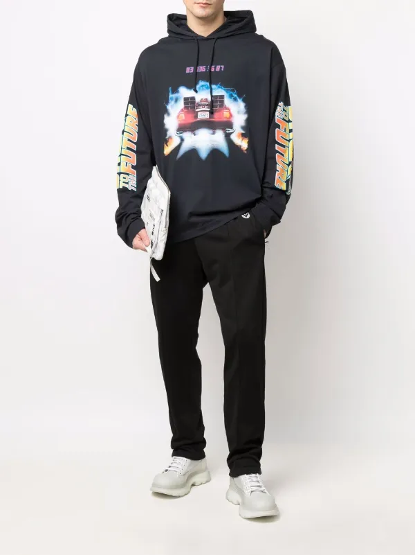 VTMNTS Back To The Future Print Hoodie - Farfetch