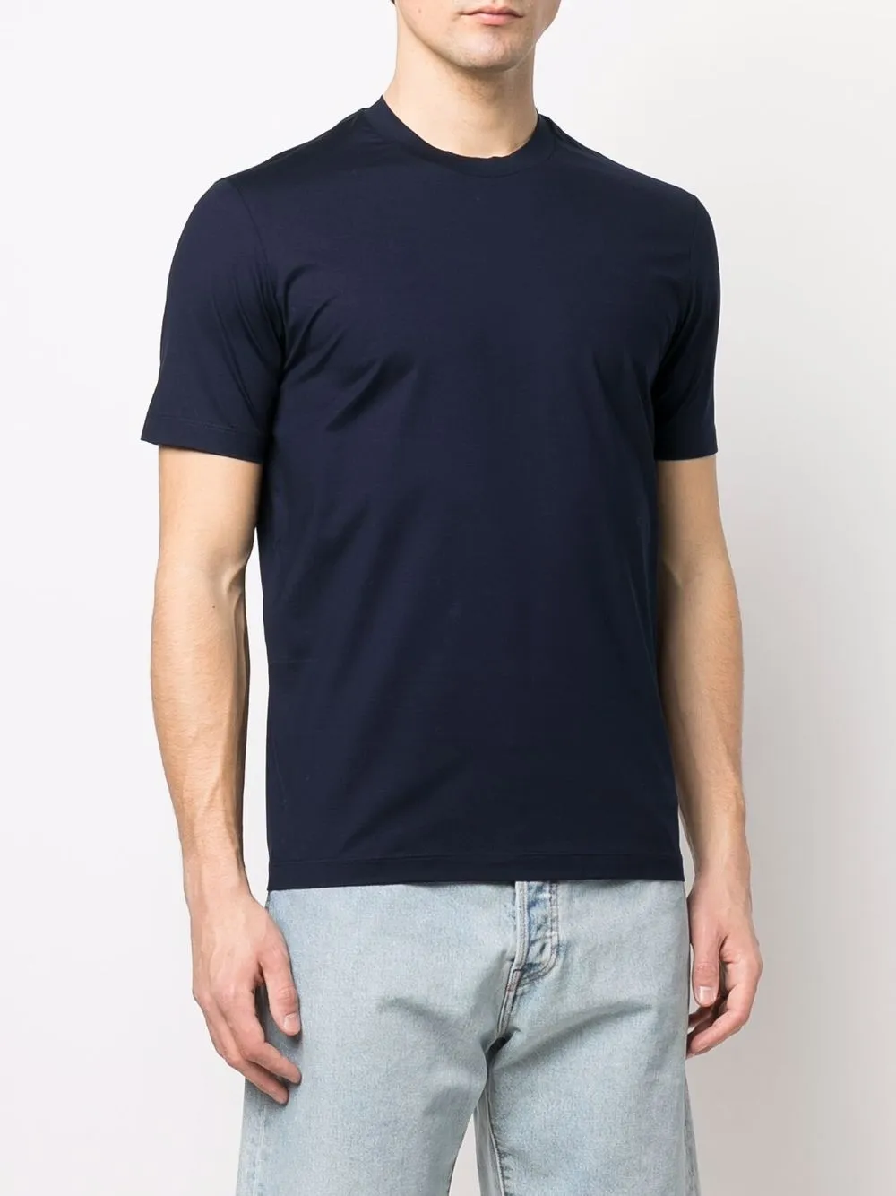  Paul & Shark T Shirt Mit Logo Patch   Blau 