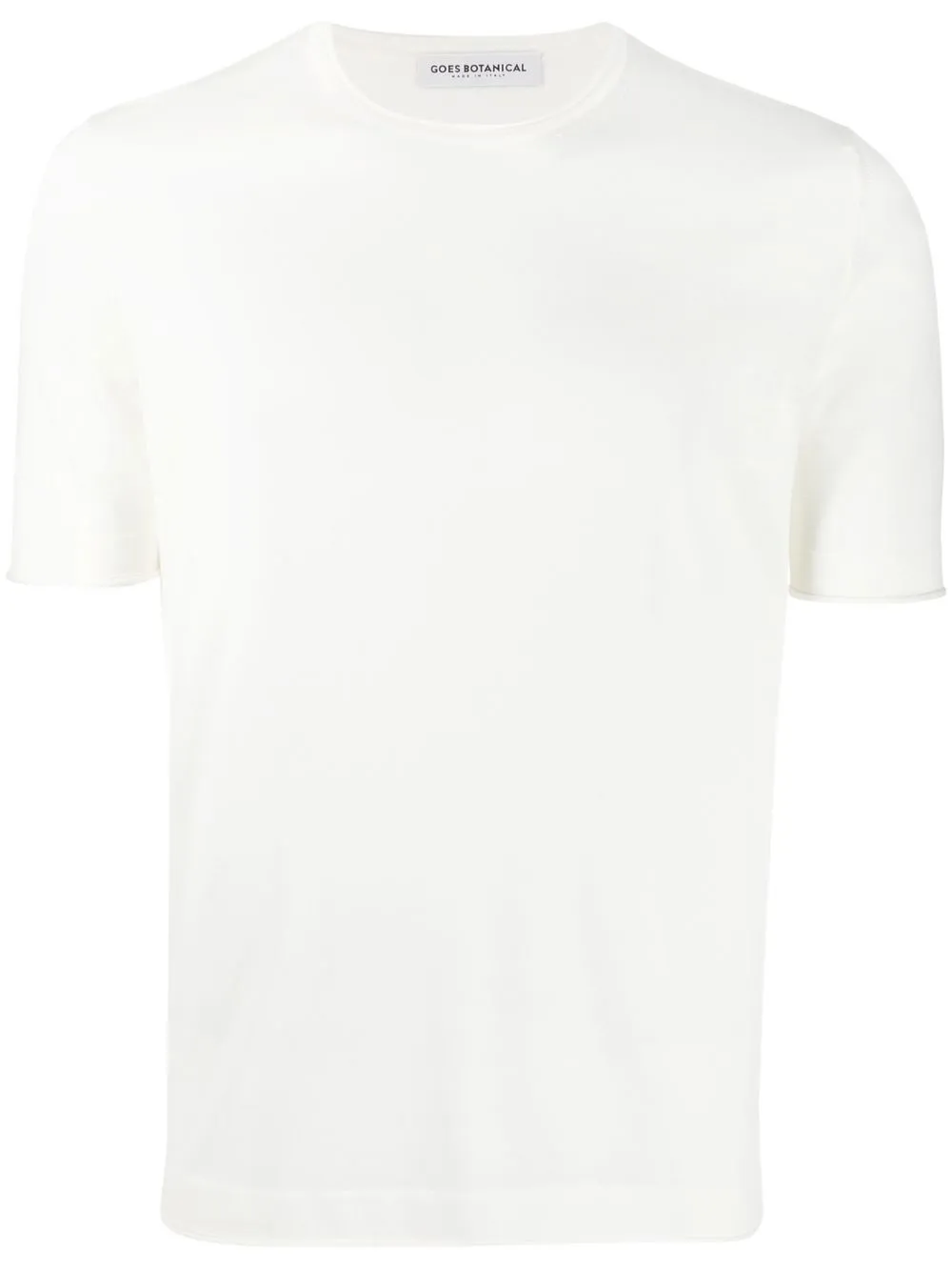 

GOES BOTANICAL crewneck shortsleeved merino T-shirt - Neutrals