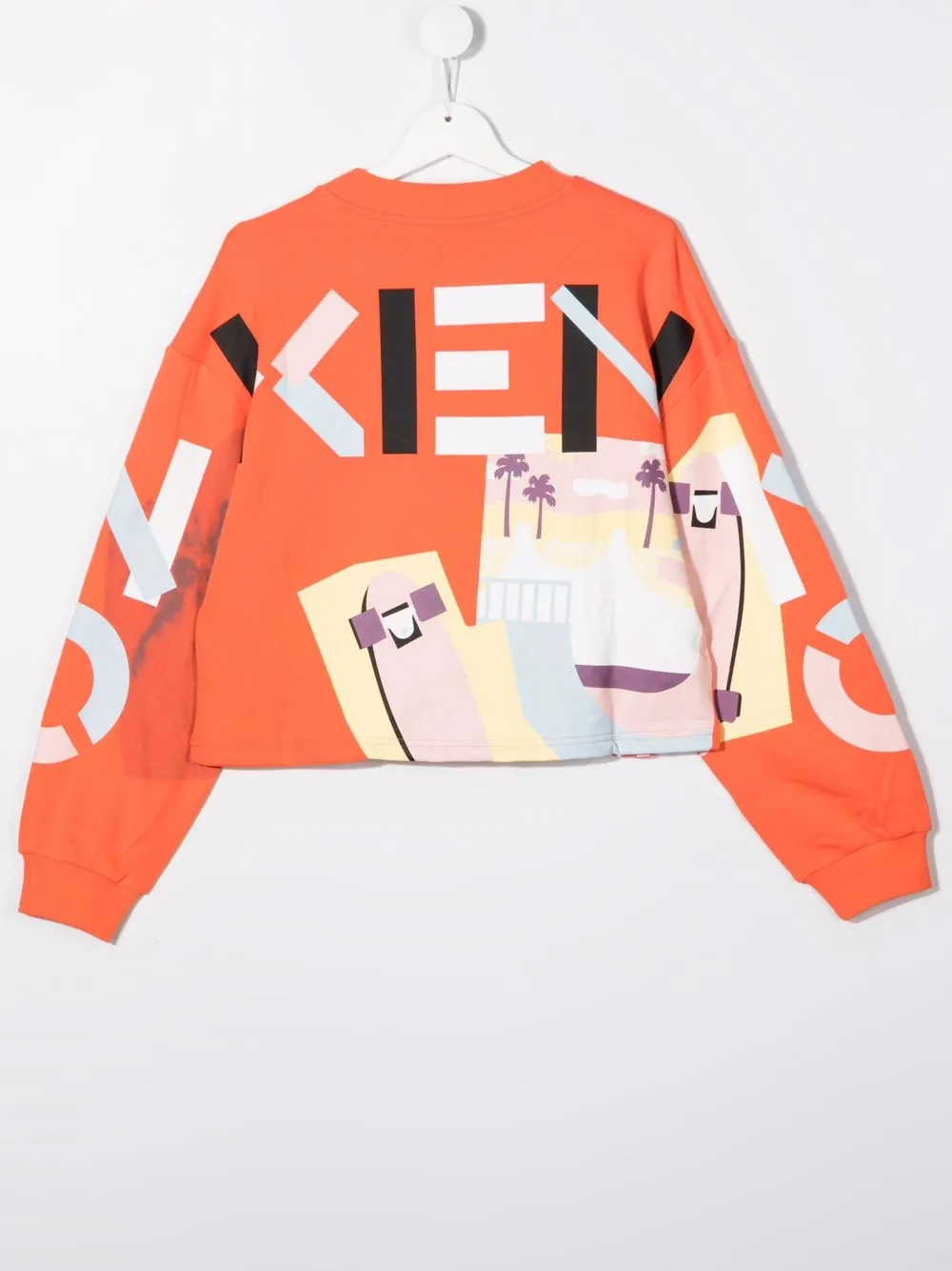 фото Kenzo kids толстовка с логотипом