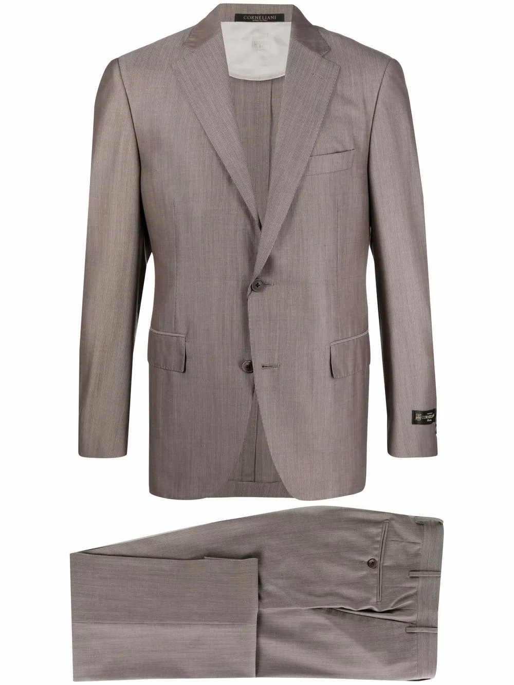 

Corneliani blazer texturizado con botones - Neutro