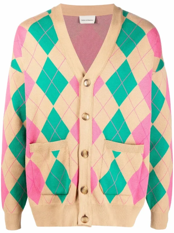 Drôle De Monsieur Argyle Knit Organic 