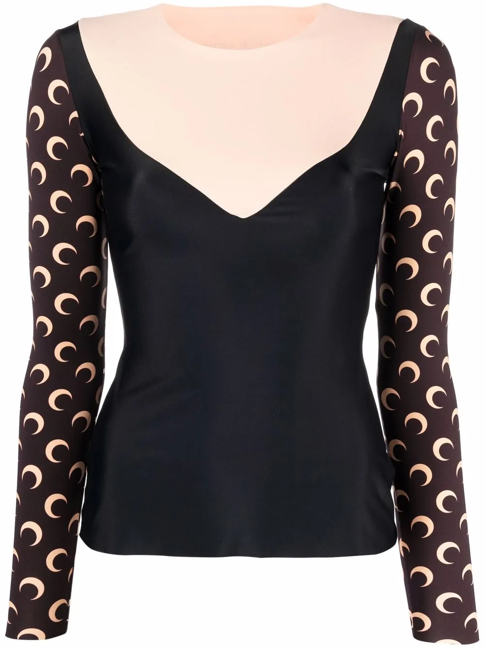 Crescent Moon long-sleeve top